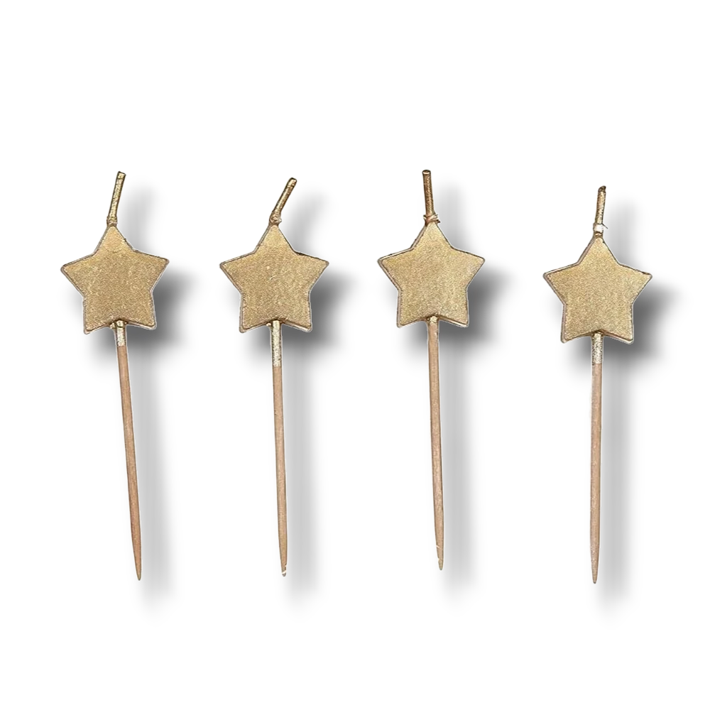 Star Foil Candle C/6