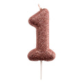 Rose Gold Candle Number 1 C/1