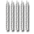 Velas Rainbow Metalic Silver / Chrome C/24