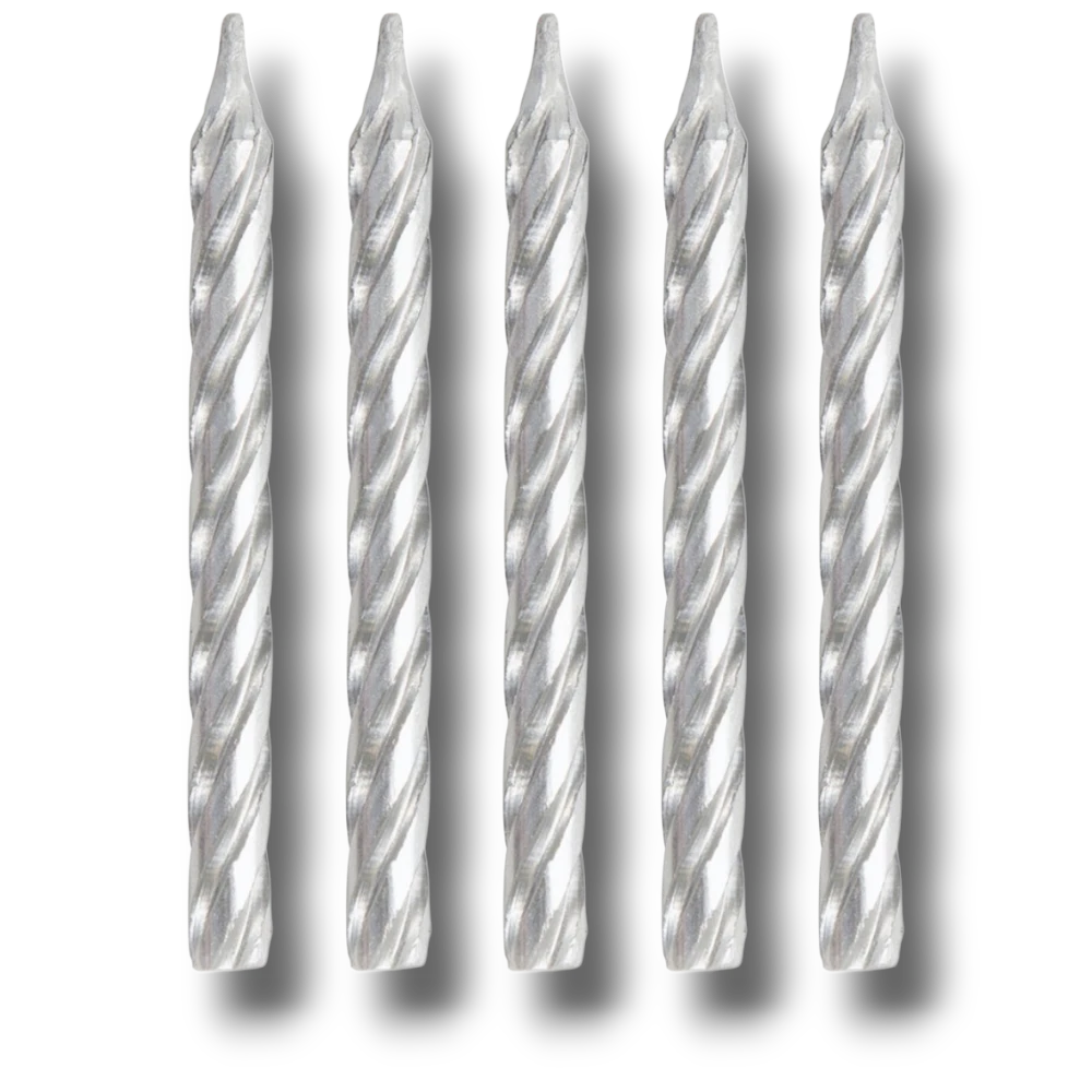 Velas Rainbow Metalic Silver / Chrome C/24
