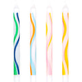 Multicolor Wave Candle C/20