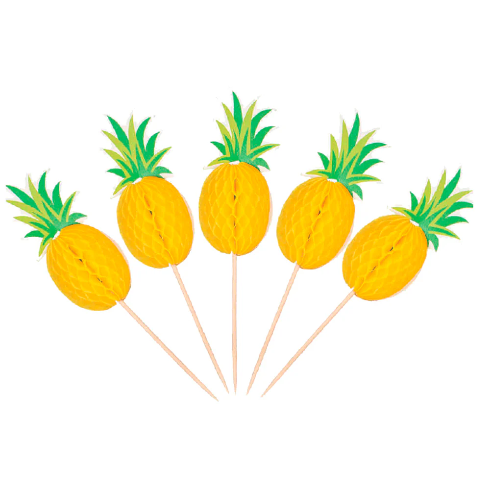 Pineapple Paper Toothpicks (12 count)