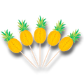 Pineapple Paper Toothpicks (12 count)