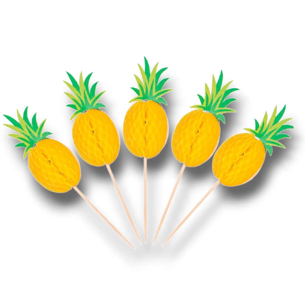 Pineapple Paper Toothpicks (12 count)