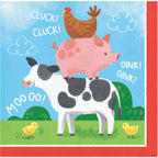 Servilleta CH Farm Animals C/16