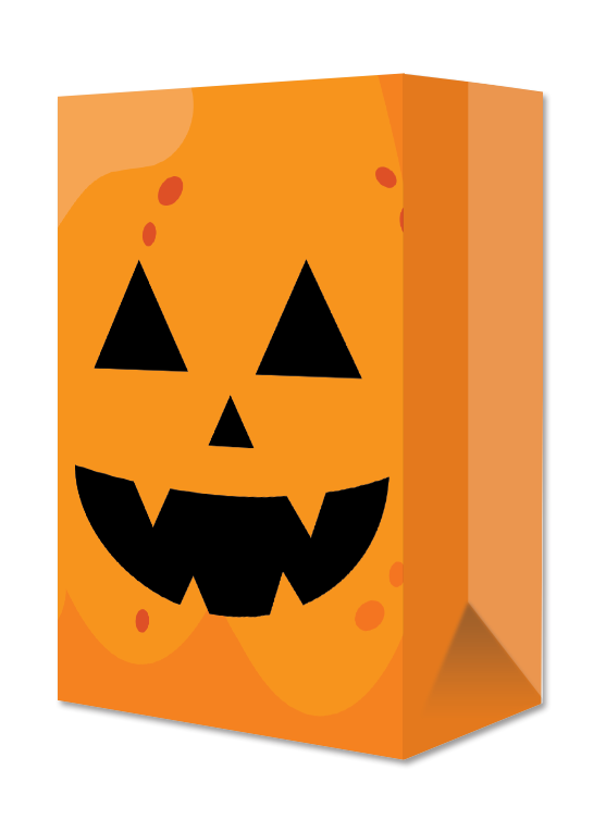 Bond Pumpkin Candy Bag (10 count)