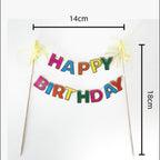 Cake Topper Happy Birthday Colores C/1