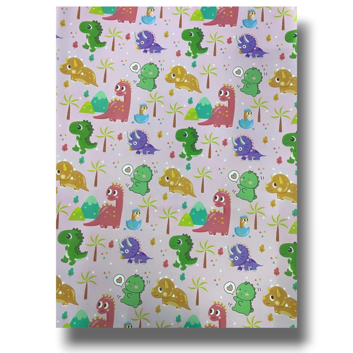 Papel de envoltura Baby Dino C/1