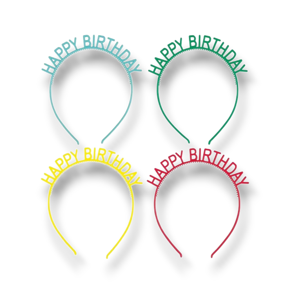Diademas Cheerfull Happy Birthday C/4
