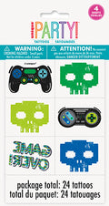 Tatuajes Temporales Gamer Birthday C/24