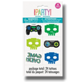 Tatuajes Temporales Gamer Birthday C/24