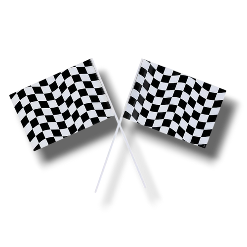 Black and White Check Flag C/1
