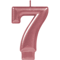 Rose Gold Number Candle 7 C/1