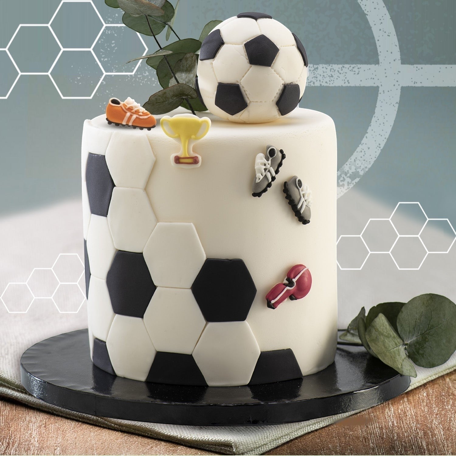 Sugar Soccer Decoration C/1