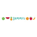 Glitter Banner Letters and Fruits C/1