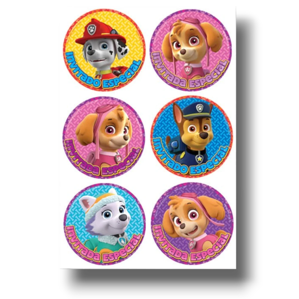 Distintivo Paw Patrol Niña C/24