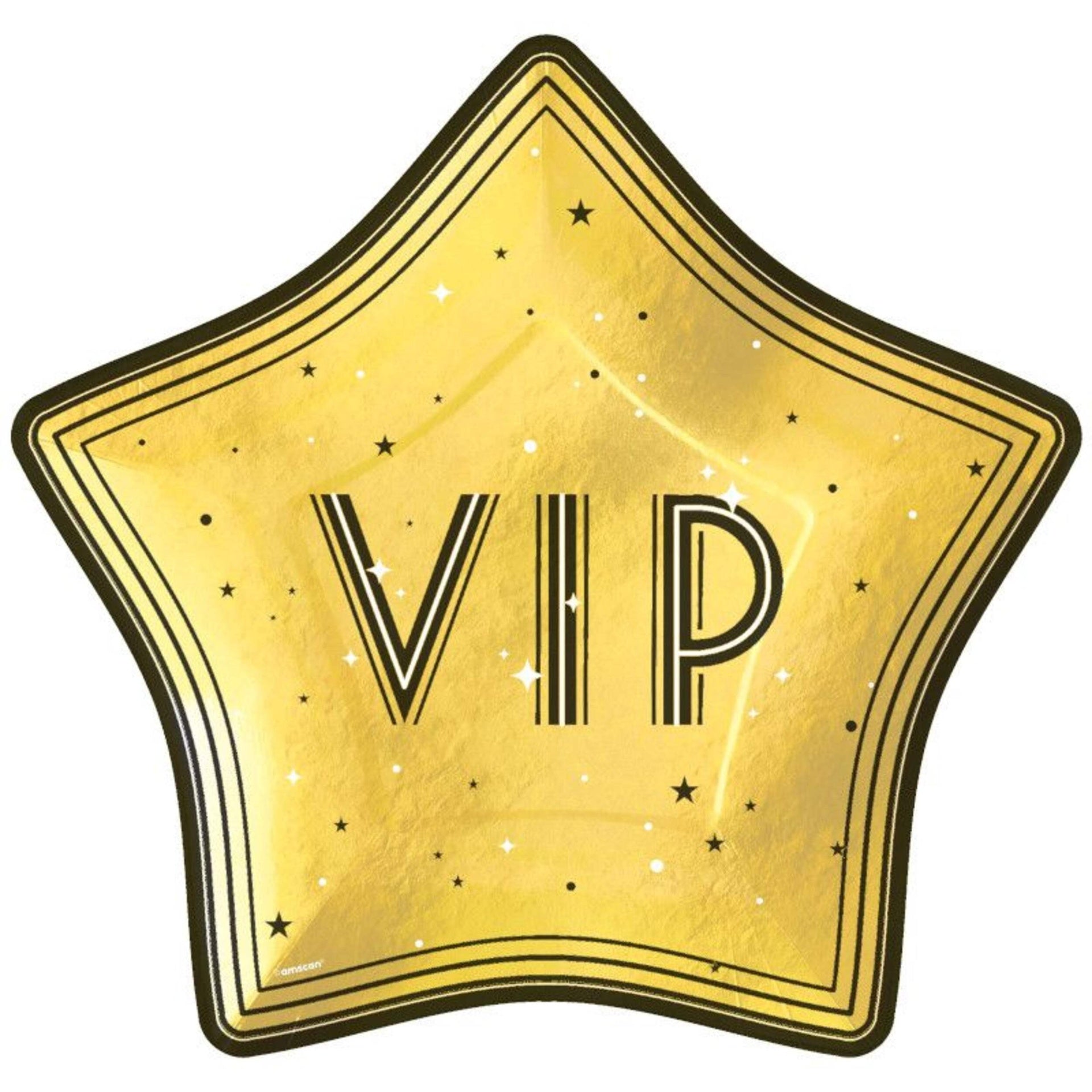 Plate 9" Awards Night "VIP" Star C/20