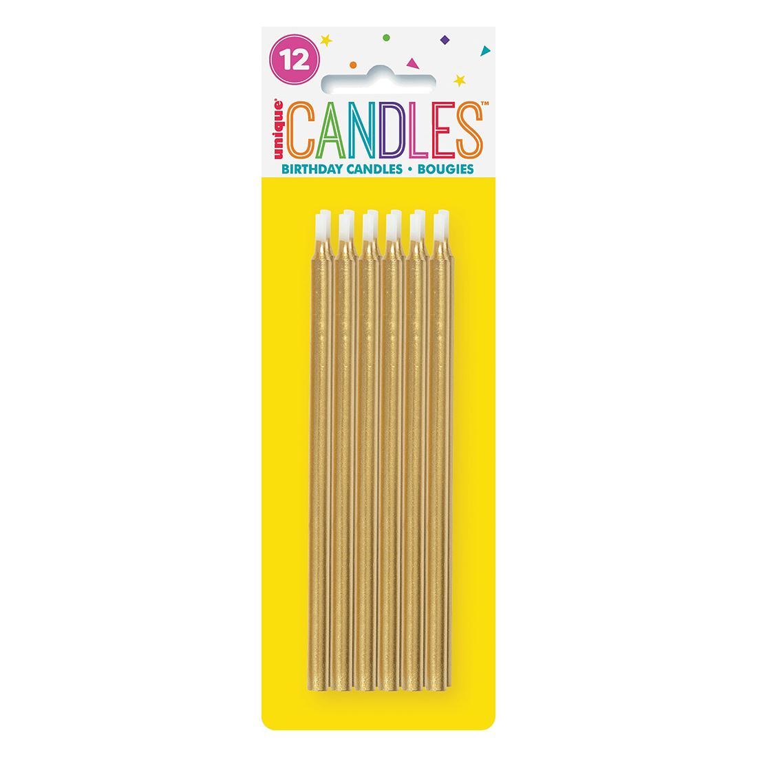 Long Golden Candles