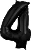Balloon 36" Number 4 Black C/1
