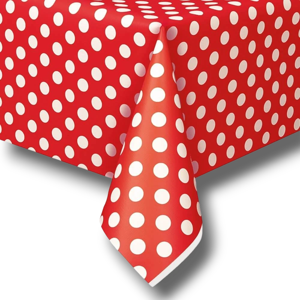 Mantel Polka Dots Rojo C/1