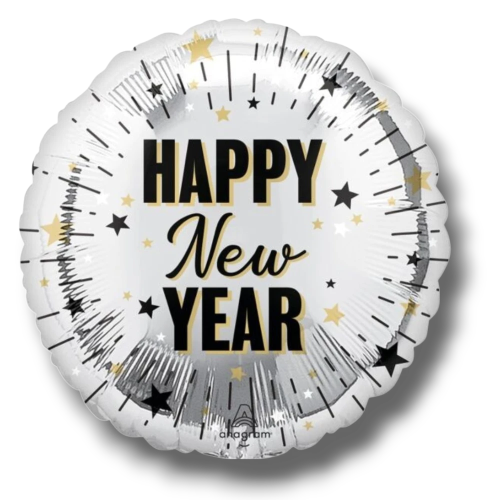 Globo 18" Elegant Happy New Year C/1
