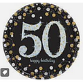 9" Sparkling Celebration 50 Plate