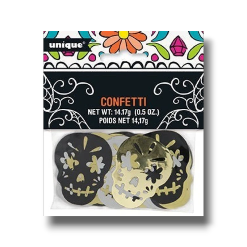 Confetti Day Of The Dead Skull 14.1 g