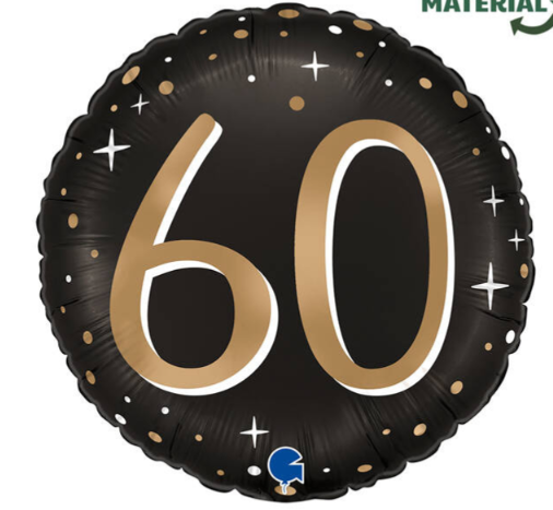 18" Sparkling Balloon 60 C/1