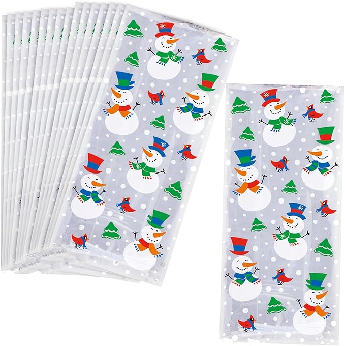 Bolsa Celofan Snowman C/20