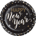 Plate 9" Happy New Year Shimmer C/8