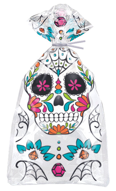Day Of The Dead Skull Candy Bag C/20