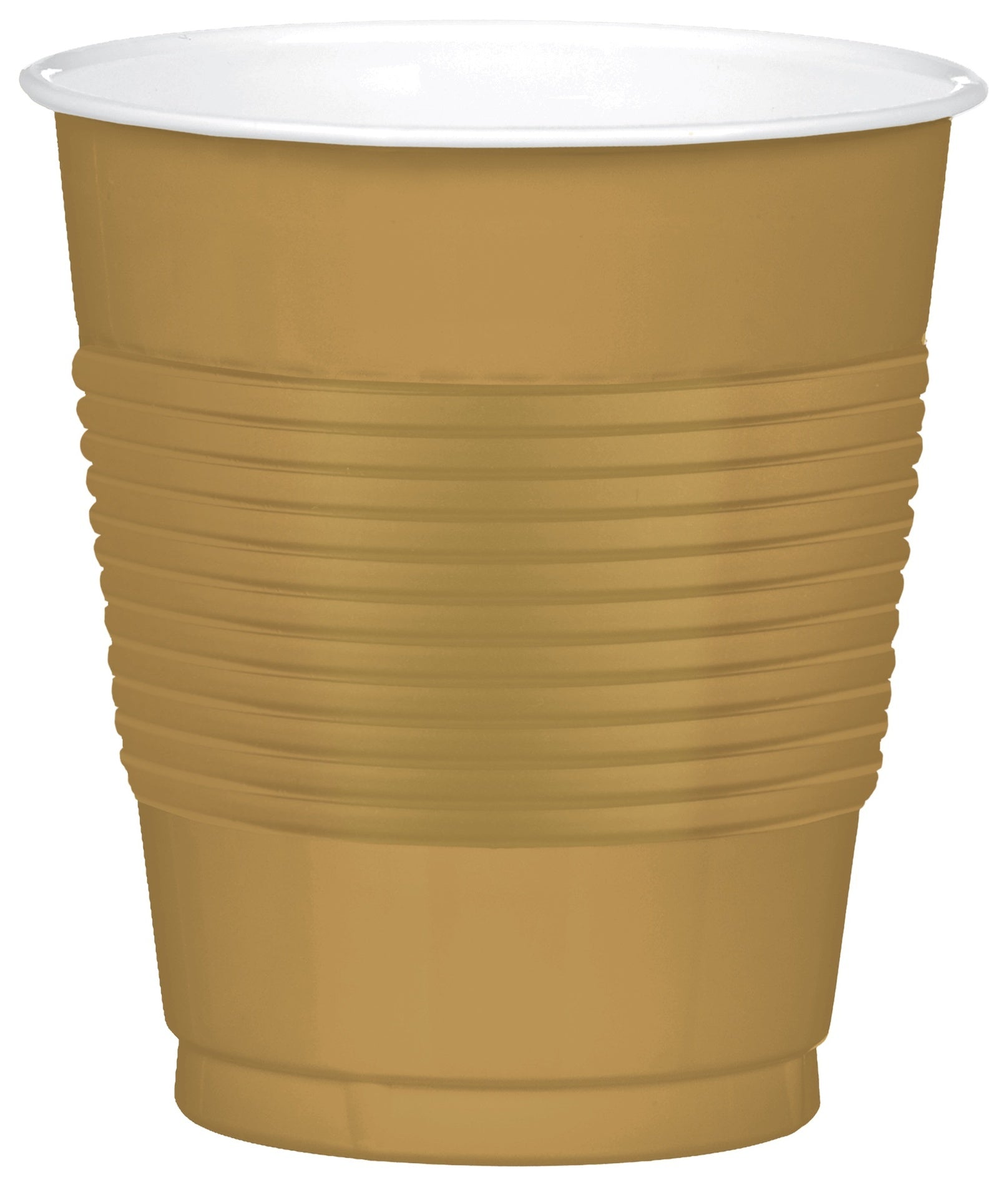 Vaso Plastico 12oz Oro C/20