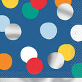 CH Birthday Dots Napkin C/16
