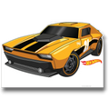 Photoportunity Hot Wheels Coche Amarillo C/1