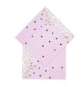Pink Napkin with Gold Dots (16 count)