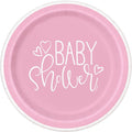 9" Pink Hearts Plate C/8