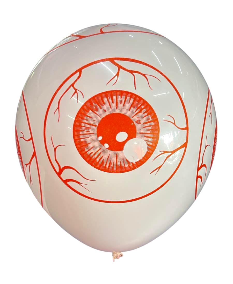 Globo Impreso Ojos 12" C/10
