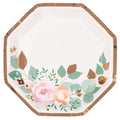 10" Pink Blooms Plate C/8