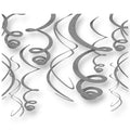 Swirl Decorations Plata C/12