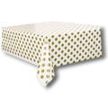 Mantel Polka Dots Dorado C/1
