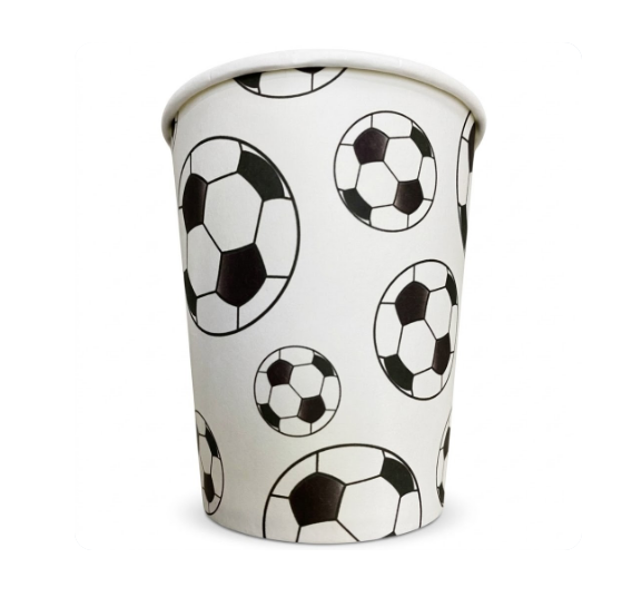 Vaso 9oz Futbol Soccer C/10