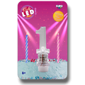Vela Led Numero 1 C/1