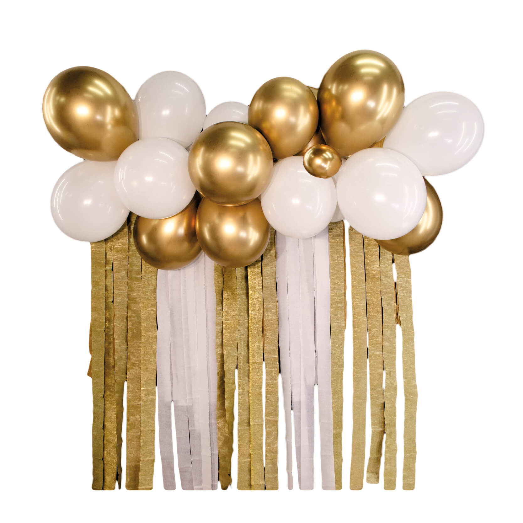 Balloon Backdrop Kit Dorado C/1