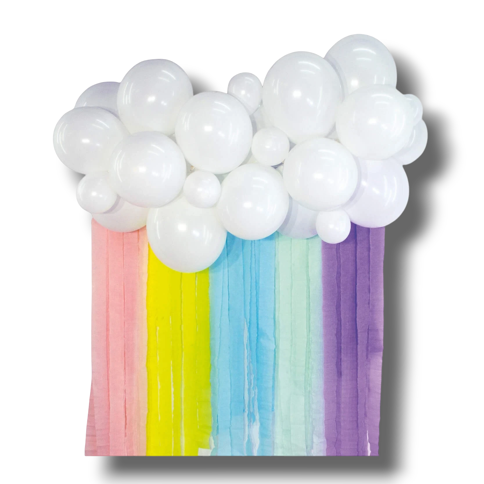 Balloon Backdrop Kit Rainbow C/1