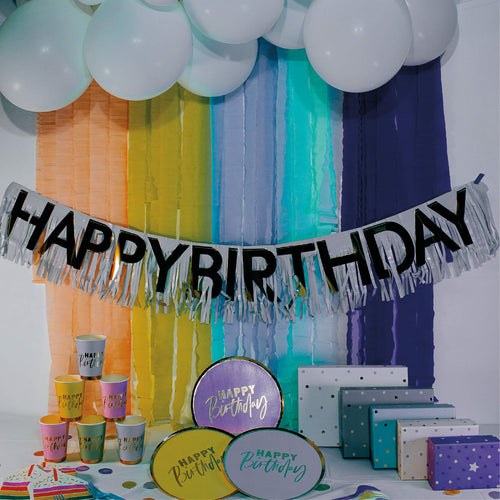 Balloon Backdrop Kit Rainbow C/1