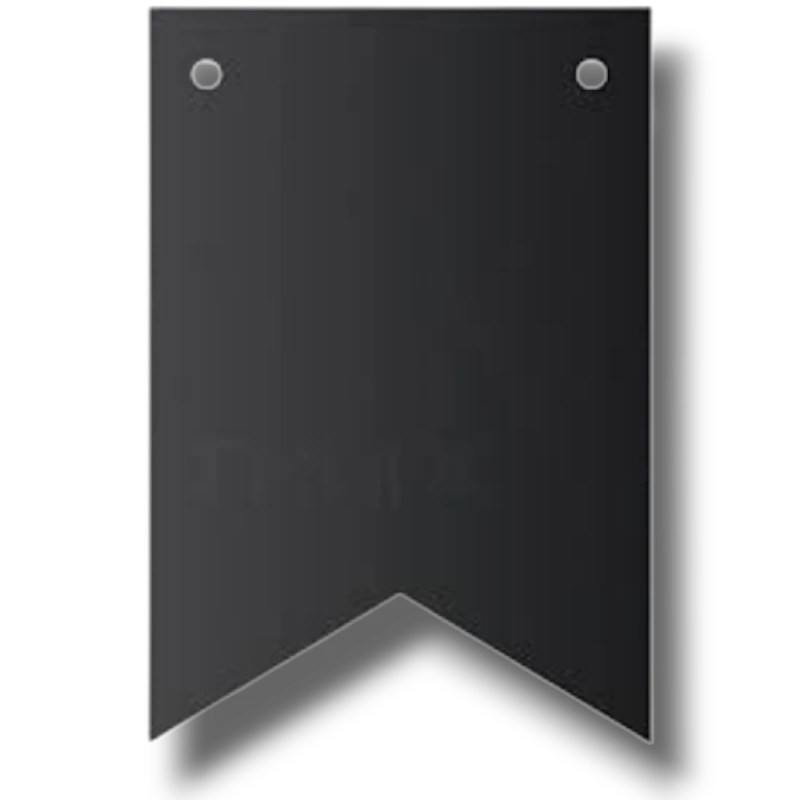 Customizable Chalkboard Pennant C/1