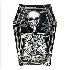 Plato 9"Sketchy Skulls C/8
