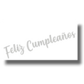 Deluxe Silver Happy Birthday Banner C/1