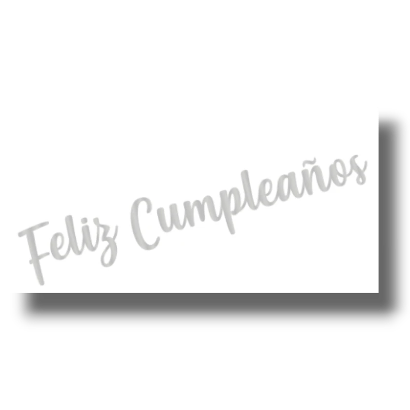 Deluxe Silver Happy Birthday Banner C/1