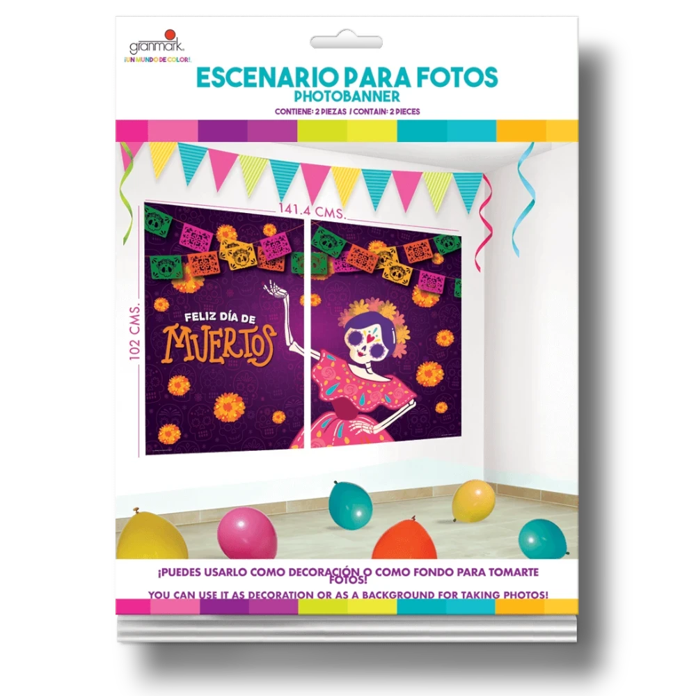 Photo Banner Dia De Muertos C/1